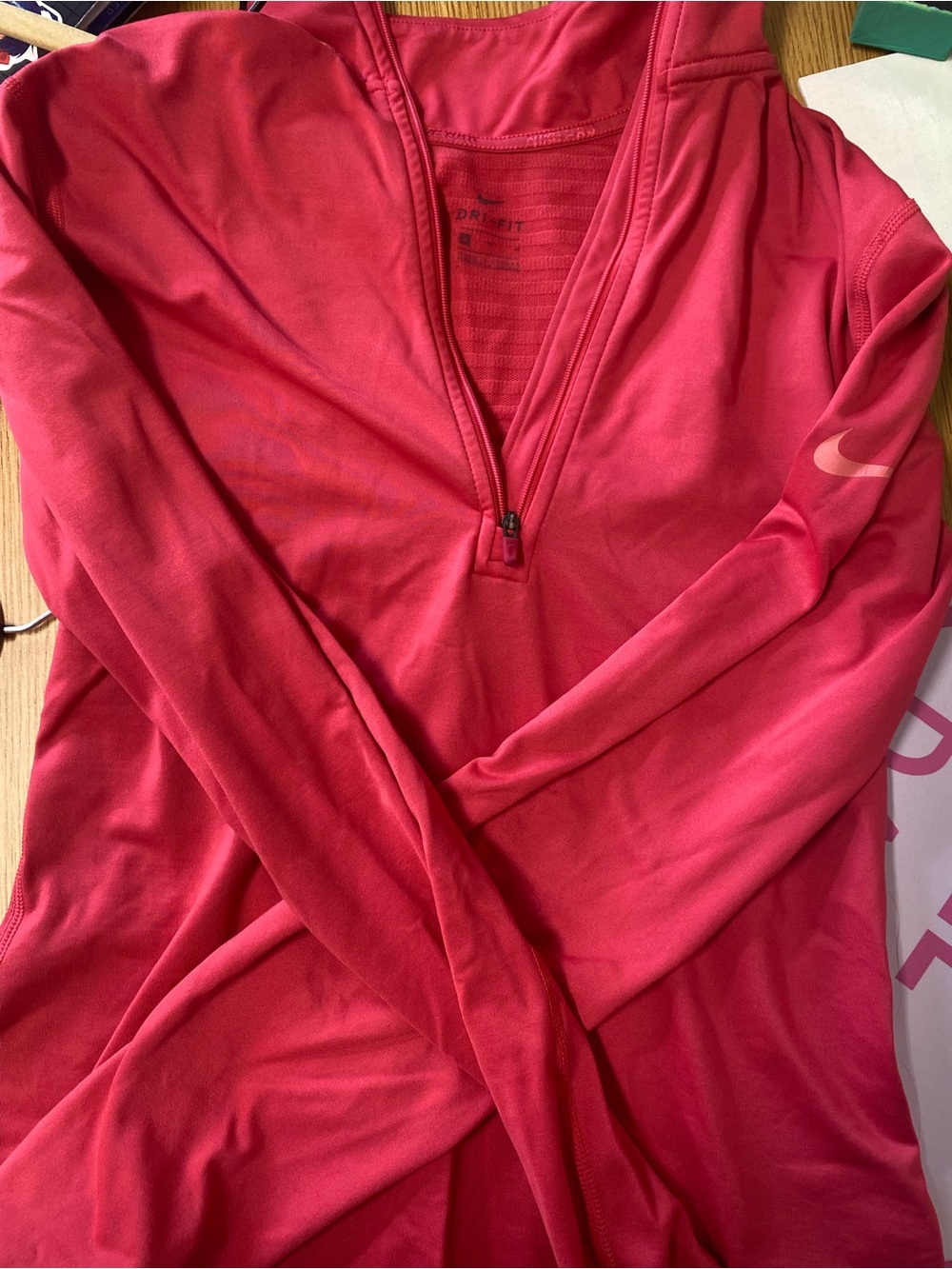 Nike Hot Pink Full-Zip Athletic Jacket